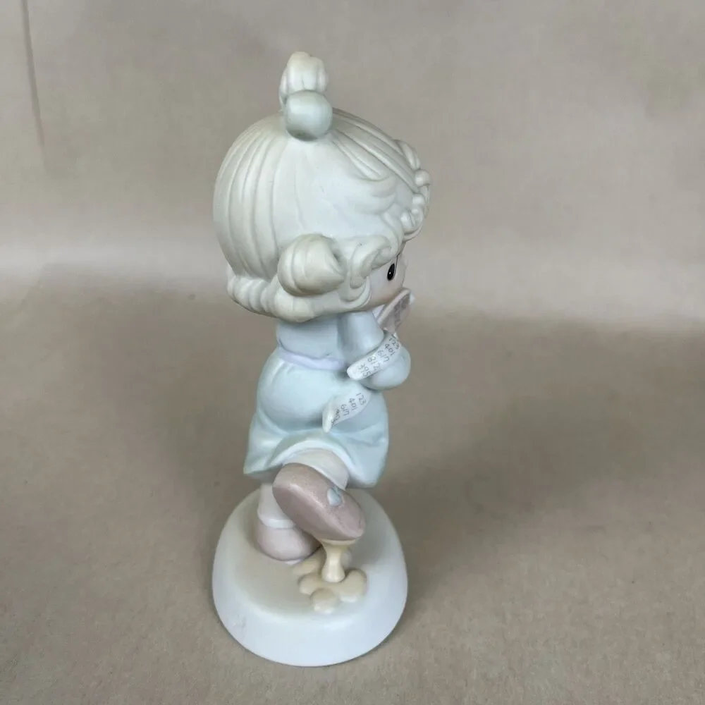 Precious Moments #521450 “Lord Help Me Stick To My Job” 1989 w/box EUC‎